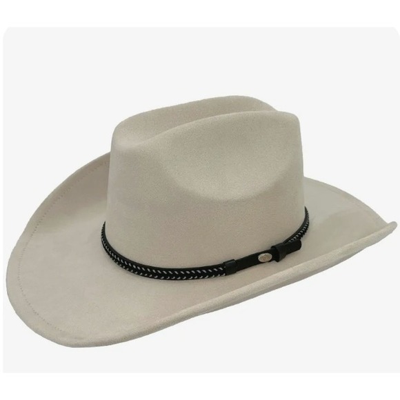 Cowboy Hat Western Style Dress Up Costume Hat for Men - Picture 2 of 2